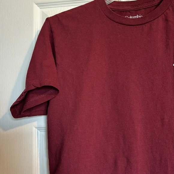 Columbia PHG men’s maroon short sleeve tee shirt size medium - Picture 4 of 7